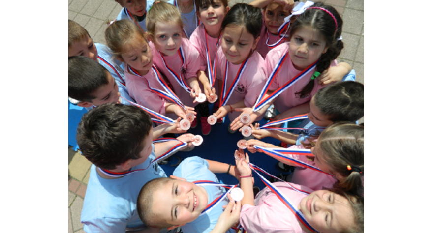 Sportski ispraćaj predškolaca pećinačke opštine